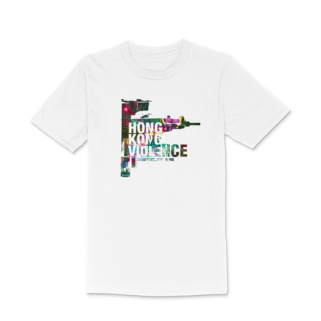 Uzi Neon City White tee